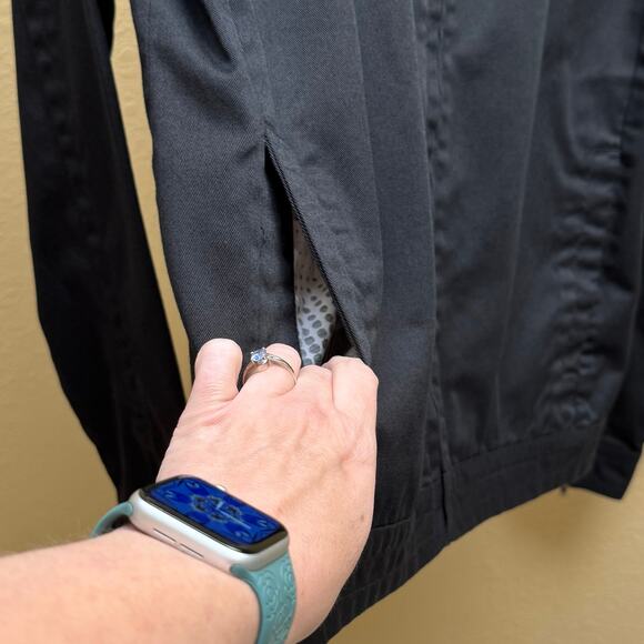 Volcom Womens Frochickie Moto Utility Jacket Size L Black Coat - Picture 4 of 13